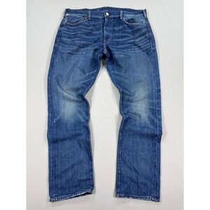 Denim & Supply Ralph Lauren Distressed Jeans Slim Men's 38x32 Denim Straight Leg